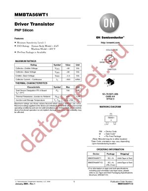 MMBTA56WT1 datasheet  